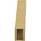 Ekena Millwork 5-inch W x 16-inch D x 22-inch H Ridgewood Rough Cedar Woodgrain TimberThane Knee Brace, Primed BRCUR05X16X22RIDRCPR - alternate 3